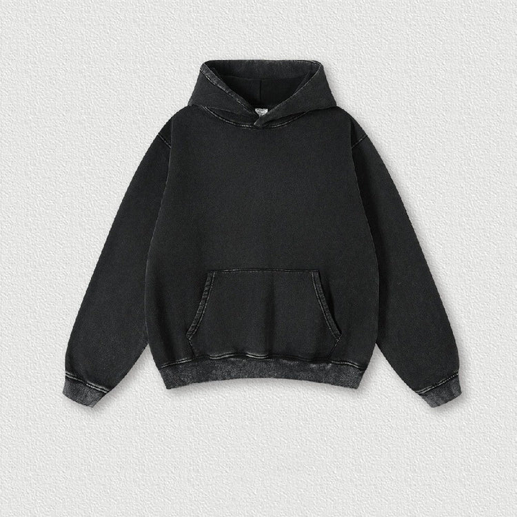 355G Washed Fleece Hoodie — Bethrived — view 11