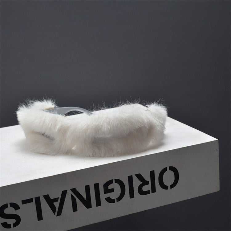 Furry Narrow Sunglasses — Trenqor Basics — view 6