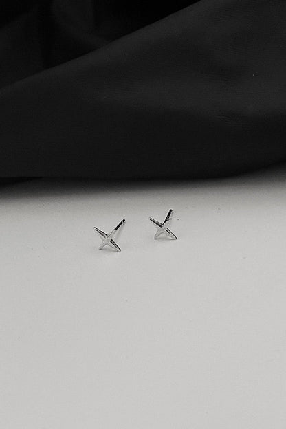 Sterling Silver Star Earrings
