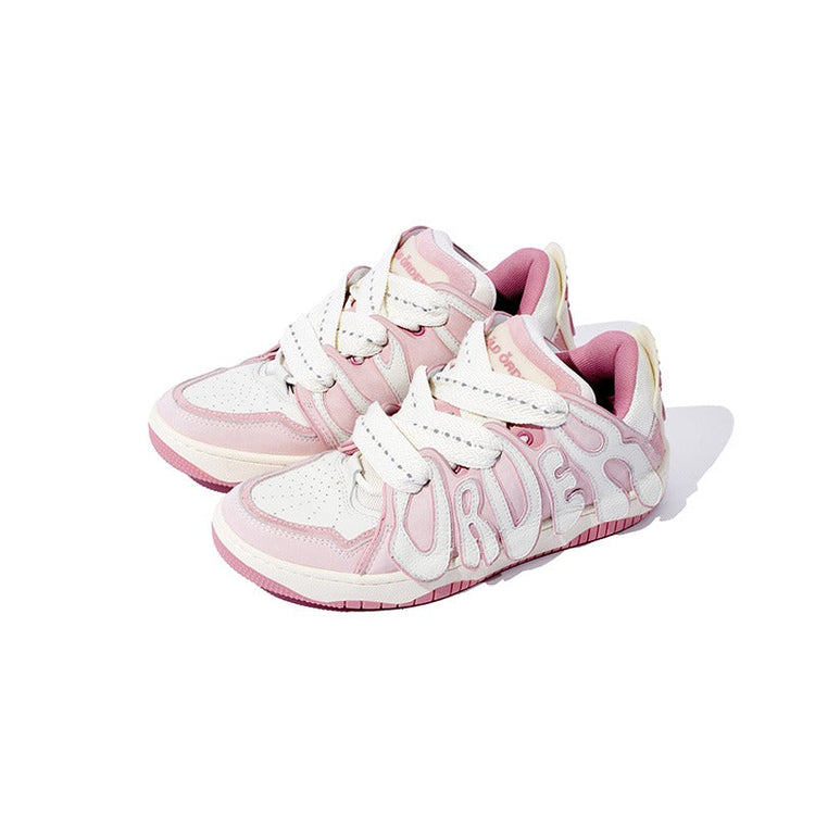 Skater 001 Pink Sneakers — Old Order — view 5