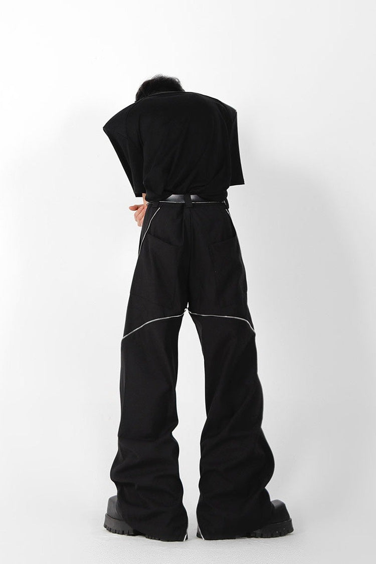 Zipper Slit Trousers — Argue Culture — view 6