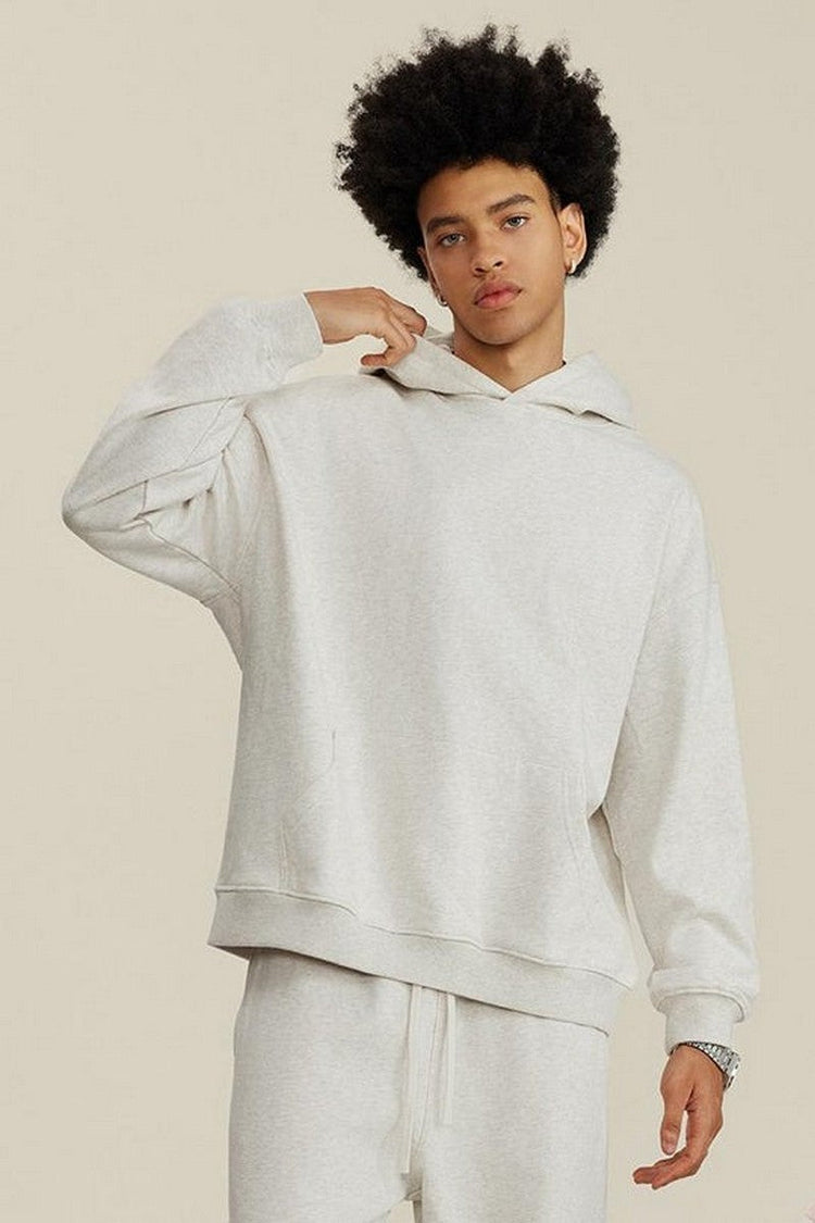445G Solid Basic Hoodie — Bethrived — view 8