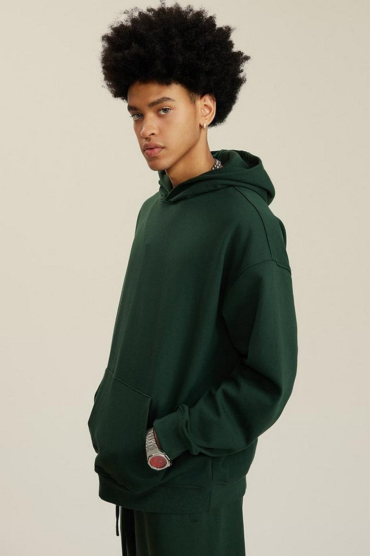445G Solid Basic Hoodie — Bethrived — view 5