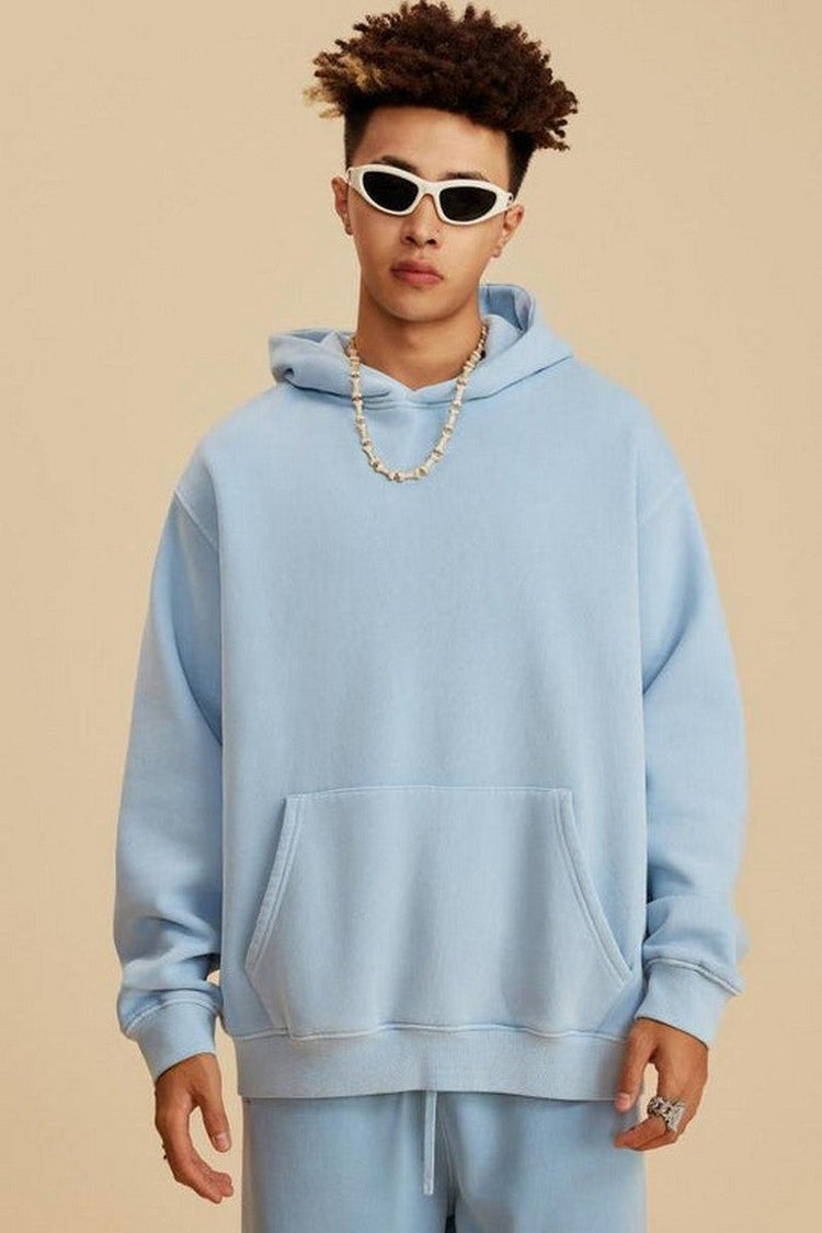 355G Washed Fleece Hoodie — Bethrived — view 10