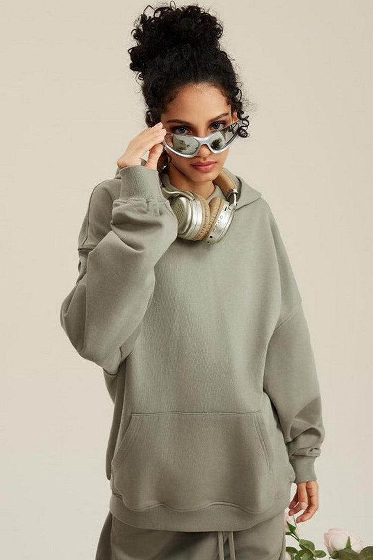 445G Solid Basic Hoodie — Bethrived — view 12