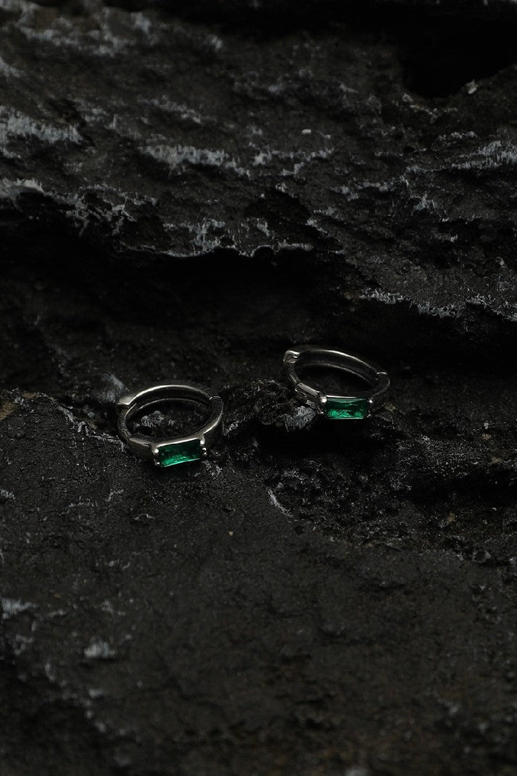 Sterling Silver Gemstone Earrings — Trenqor — view 5