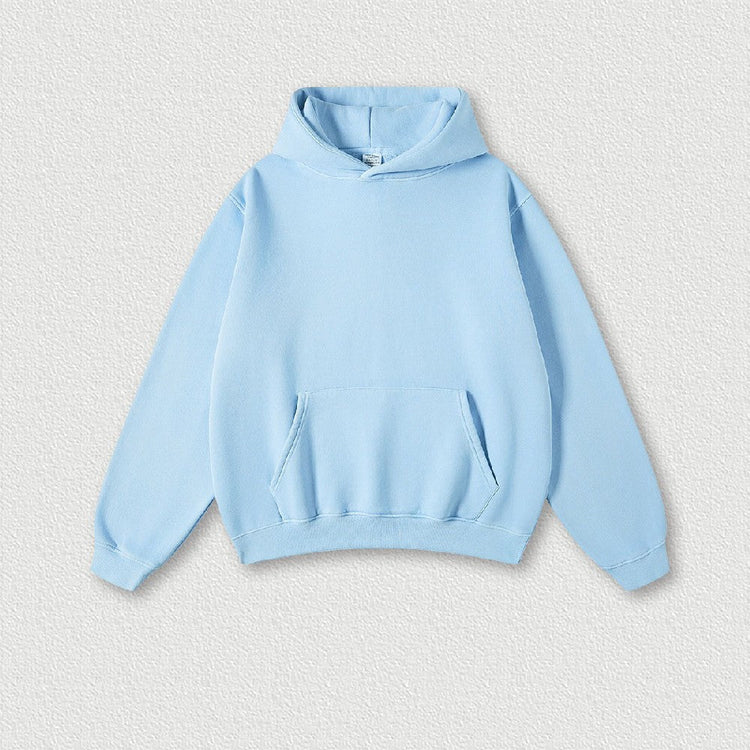 355G Washed Fleece Hoodie — Bethrived — view 16