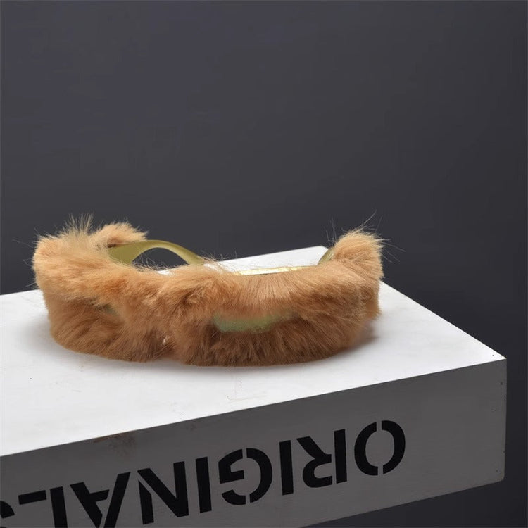 Furry Narrow Sunglasses — Trenqor Basics — view 7