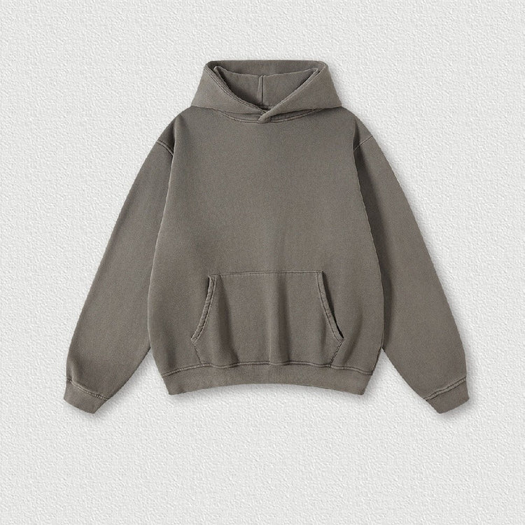 355G Washed Fleece Hoodie — Bethrived — view 17