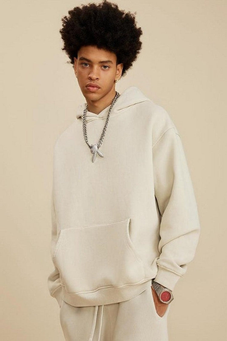 355G Washed Fleece Hoodie — Bethrived — view 4