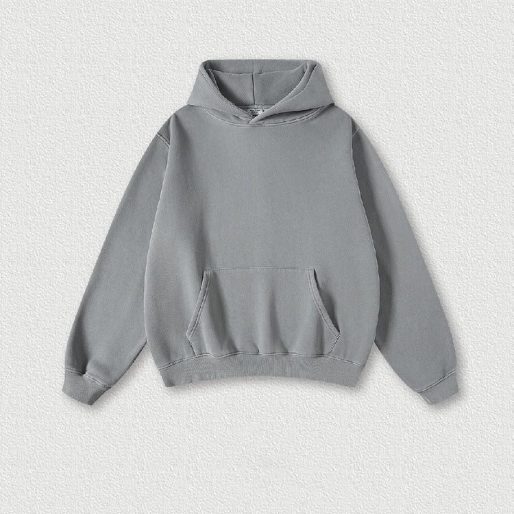 355G Washed Fleece Hoodie — Bethrived — view 18