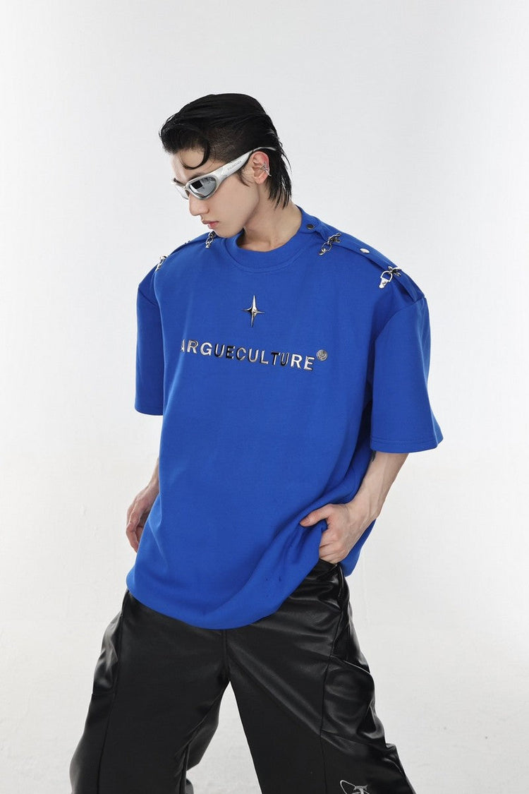 Metal Logo Tee — Argue Culture — view 5