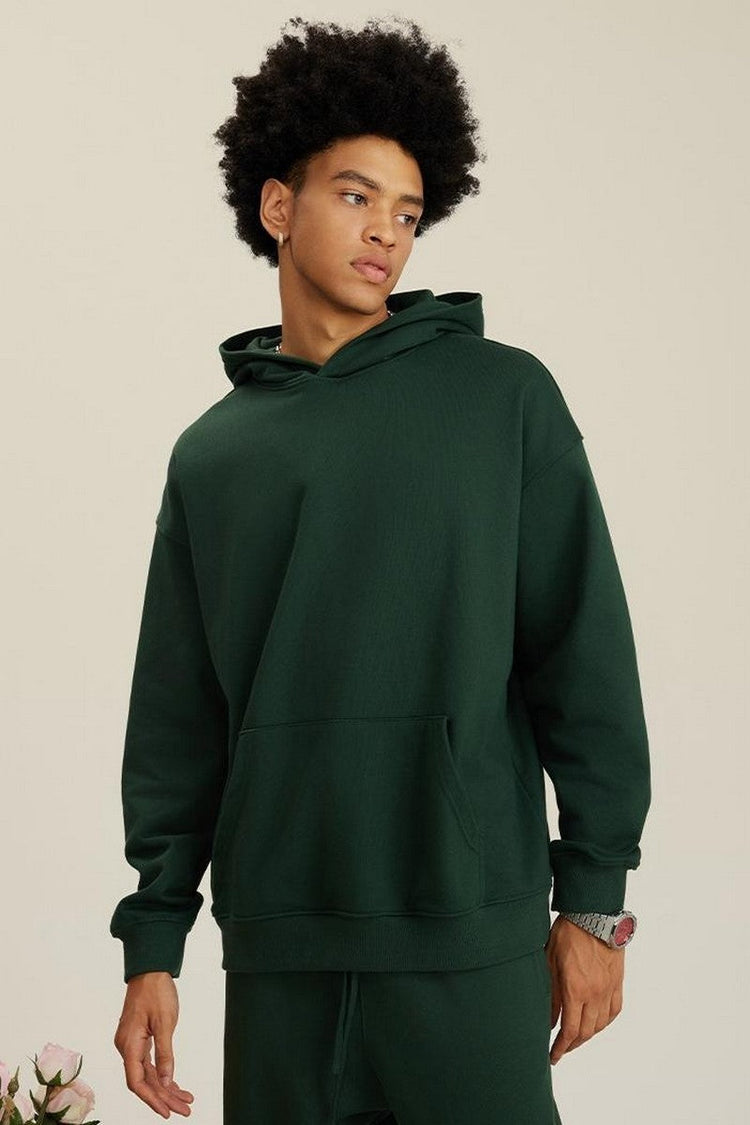 445G Solid Basic Hoodie — Bethrived — view 4