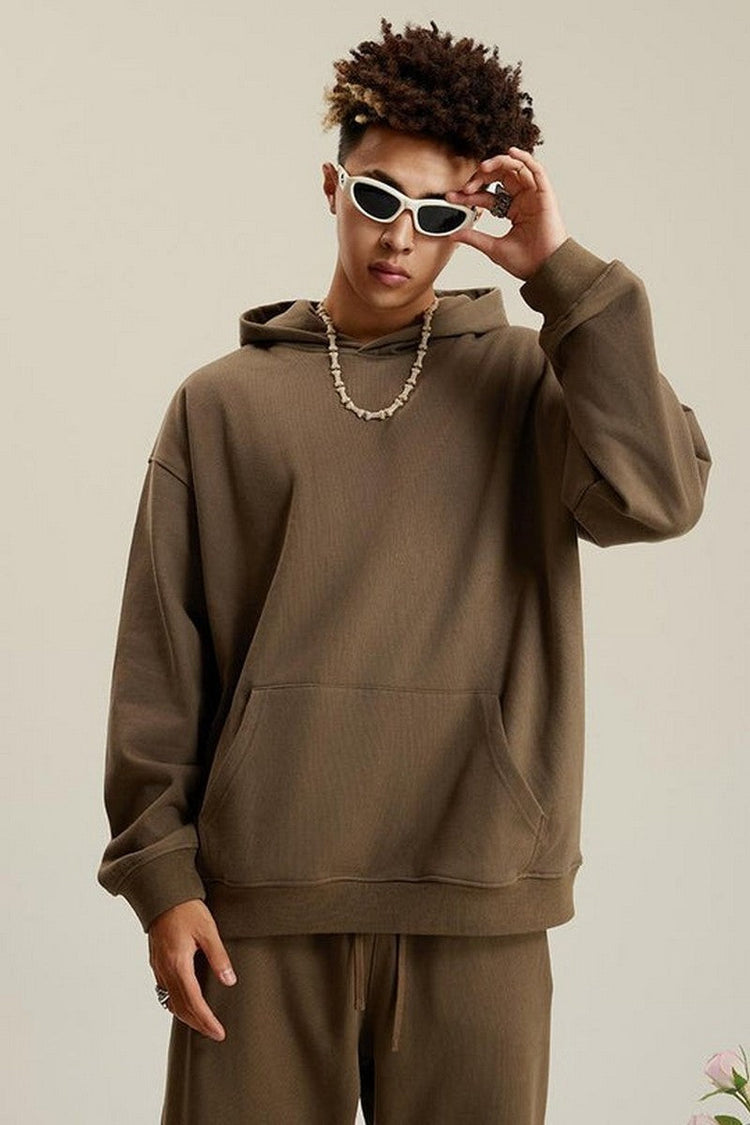 445G Solid Basic Hoodie — Bethrived — view 7