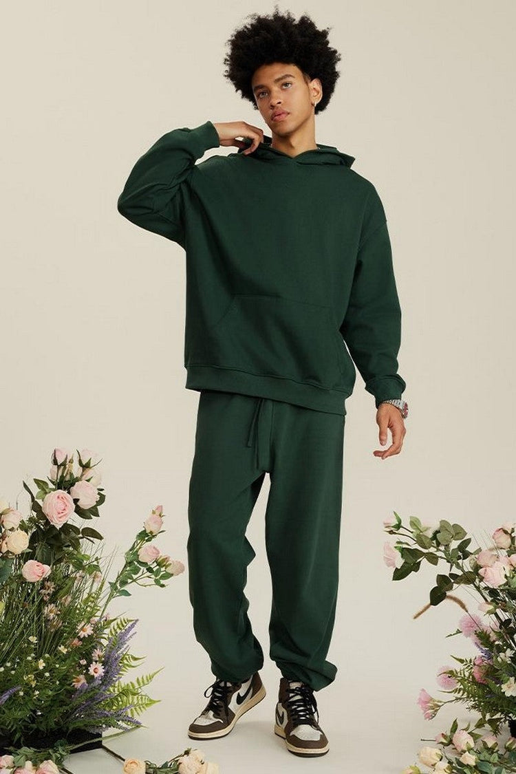 445G Solid Basic Hoodie — Bethrived — view 6